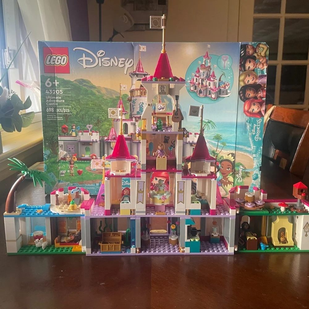 LEGO Retired Disney Princess Ultimate Adventure Castle 43205 100% Complete Set